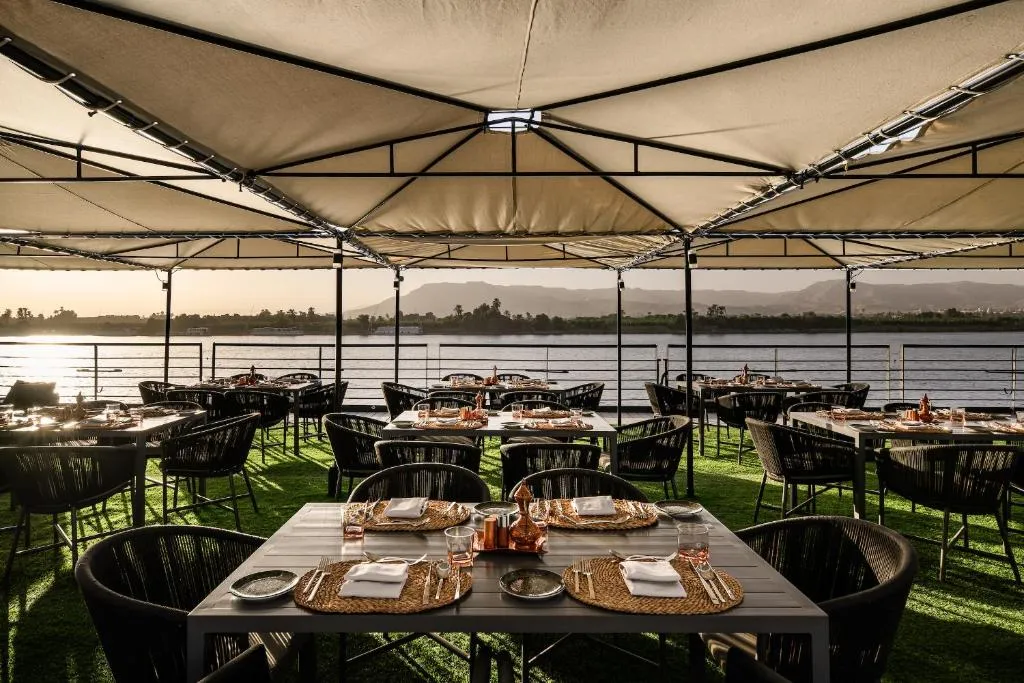 Sun deck of the Historia The Boutique Nile Cruise Nile cruise